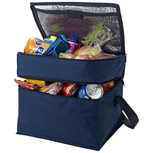Additional Image 3 - a blue cooler with food in it