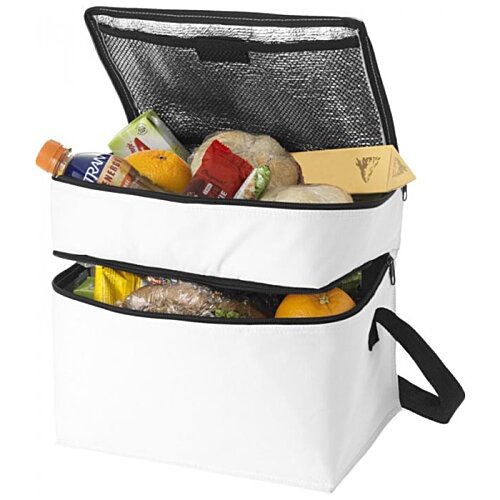 Additional Image 1 - a white cooler with food inside