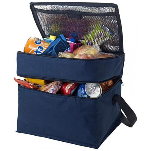 Additional Image 3 - a blue cooler with food in it