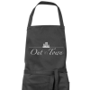 Additional Thumbnail Image 1 - a black apron with a logo on it