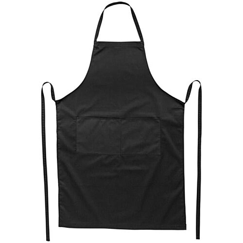 Additional Image 2 - a black apron with a white background