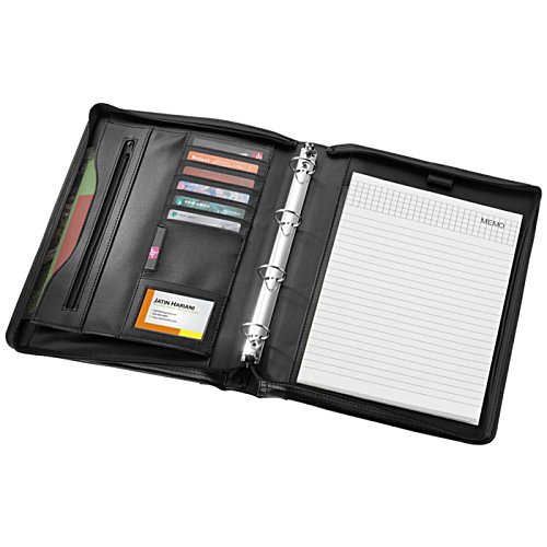 Additional Image 1 - a black folder with a white paper