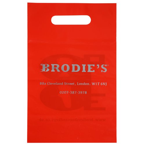 Additional Image 3 - a red bag with silver text