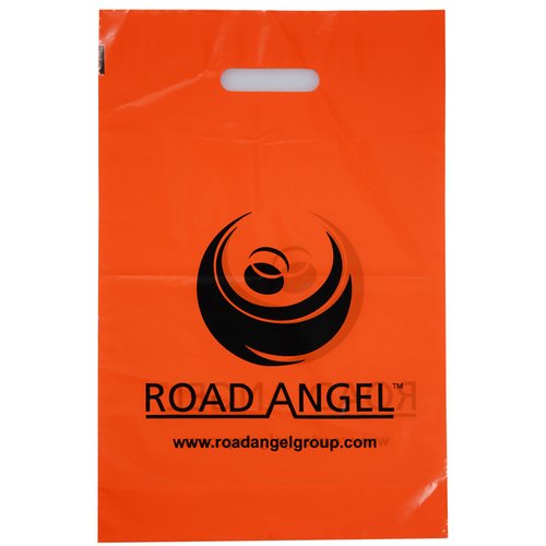 Additional Image 1 - an orange bag with black logo