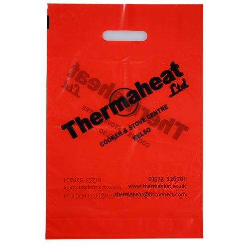 Additional Image 5 - a red bag with black text
