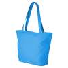 a blue bag with a handle