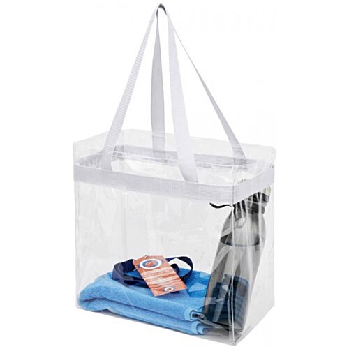 Additional Image 2 - a clear plastic bag with a blue object inside