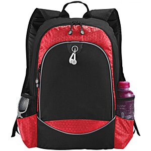 Additional Image 1 - a red and black backpack
