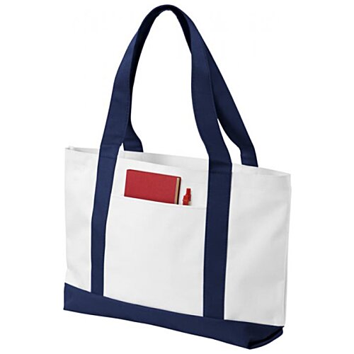 Additional Image 2 - a white and blue bag
