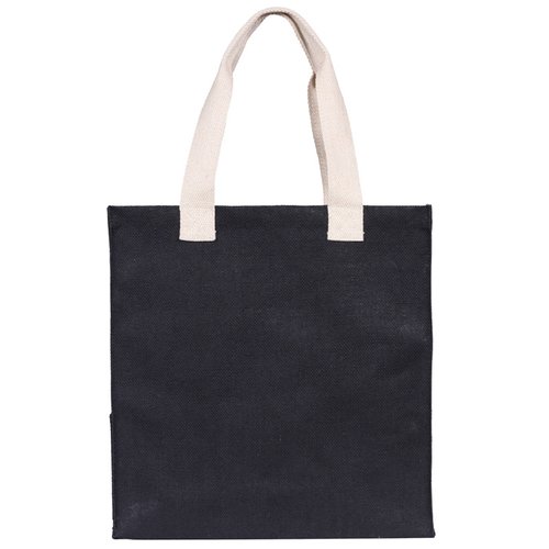 Additional Image 1 - a black bag with white handles