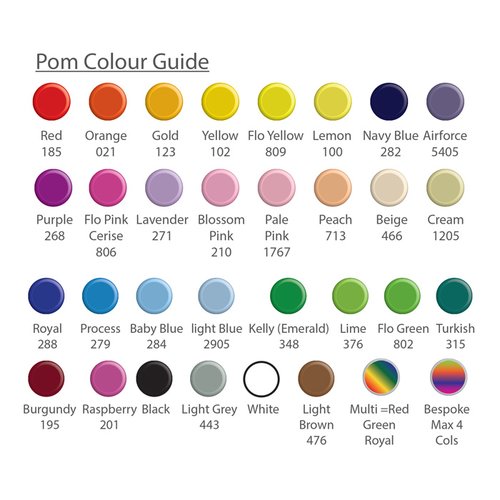 Additional Image 1 - a chart of different colors