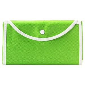 Additional Image 3 - a green plastic bag with white handle