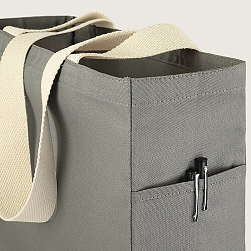 Additional Image 2 - a grey bag with a strap
