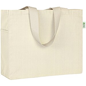Additional Image 3 - a white bag with a green handle