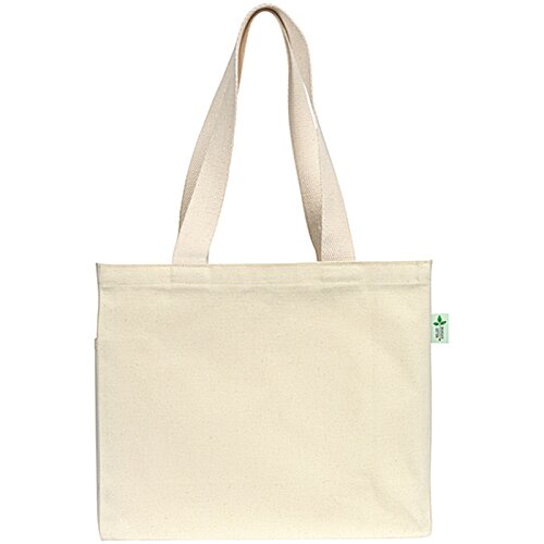 Additional Image 2 - a white bag with a green handle