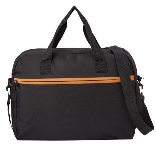 Additional Image 1 - a black and orange bag