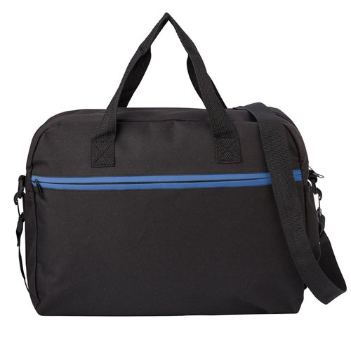 Additional Image 2 - a black and blue duffel bag
