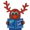 Additional Thumbnail Image 5 - a cartoon of a reindeer reading a book