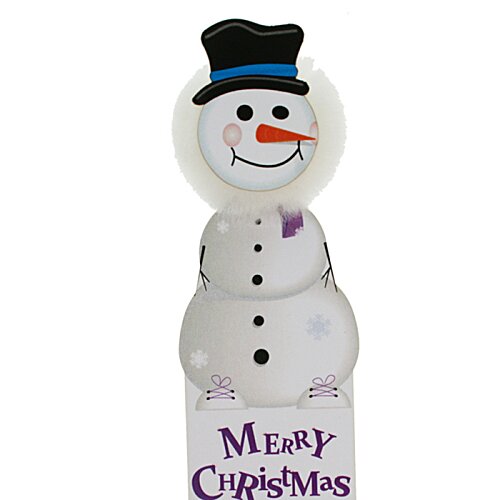 Additional Image 1 - a snowman with a hat and carrot