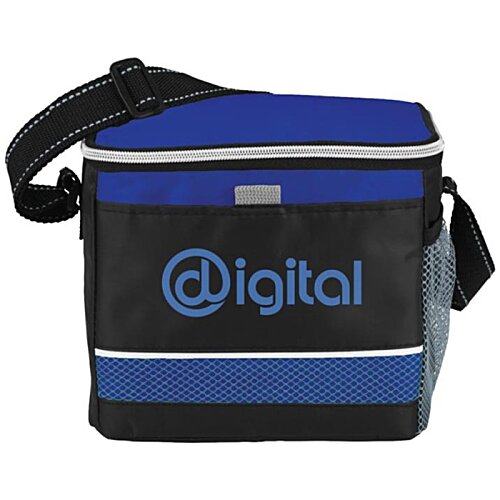 Additional Image 2 - a black and blue cooler bag