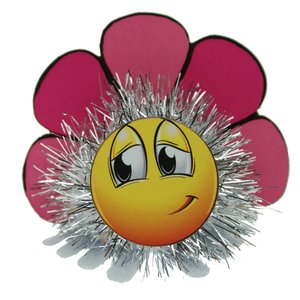 Additional Image 2 - a cartoon flower with a face