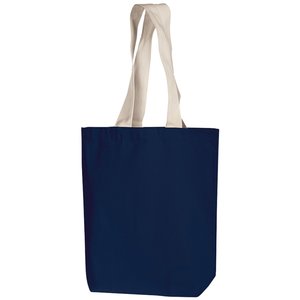 Additional Image 8 - a blue bag with white handles