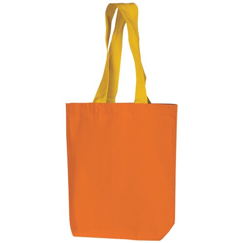 Additional Image 9 - an orange bag with yellow handles