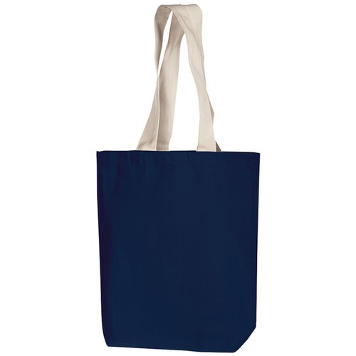 Additional Image 8 - a blue bag with white handles