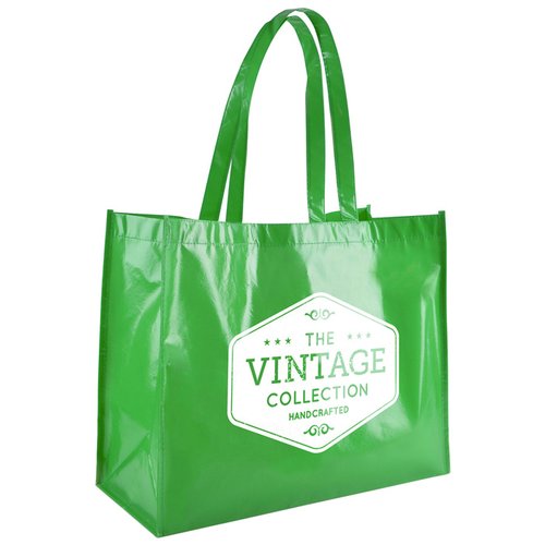 Additional Image 4 - a green bag with a white label