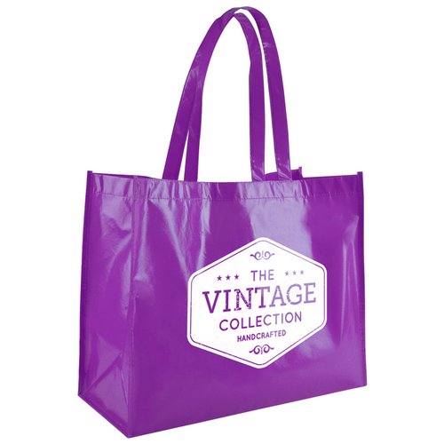 Additional Image 10 - a purple bag with a white label