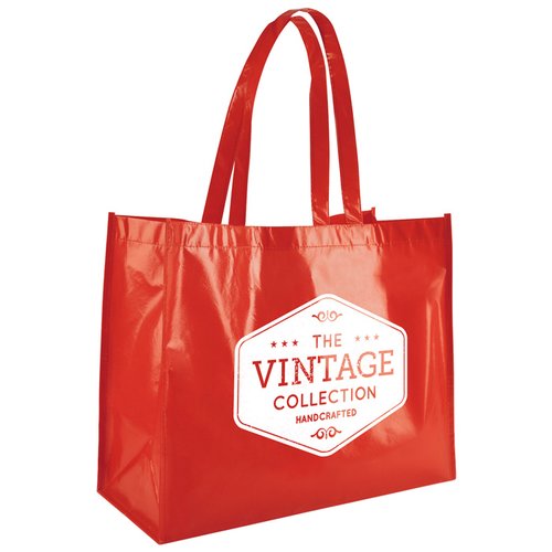 Additional Image 2 - a red bag with a white label