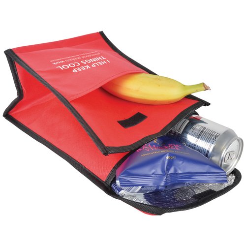 Additional Image 1 - a red and black bag with a bottle inside