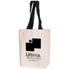 View Image 2 of 14 of DISC Natural Cotton Shopper with Coloured Handles - Portrait