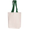 View Image 12 of 14 of DISC Natural Cotton Shopper with Coloured Handles - Portrait