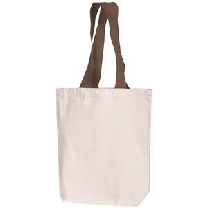 Additional Image 13 - a white bag with brown handles