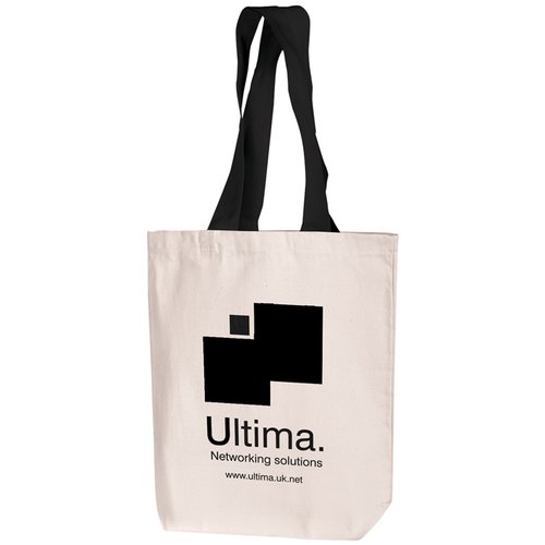 Additional Image 1 - a white bag with black handles