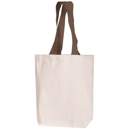 Additional Image 13 - a white bag with brown handles