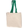 View Image 9 of 14 of DISC Natural Cotton Shopper with Coloured Handles - Landscape