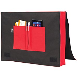 Additional Image 1 - a red and black folder with a pocket