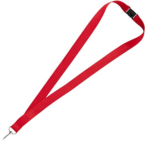 Additional Image 2 - a red lanyard with a black handle