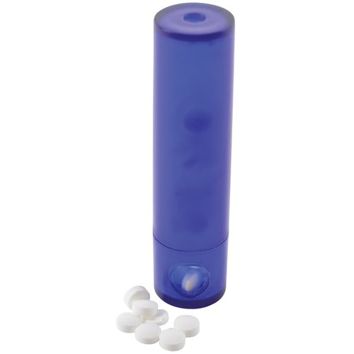Additional Image 2 - a blue cylinder with white caps
