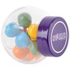 View Image 2 of 10 of DISC Micro Side Glass Jar - Gum Balls