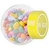 View Image 2 of 11 of DISC Micro Side Glass Jar - Coated Chocolate Drops