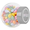 View Image 6 of 11 of DISC Micro Side Glass Jar - Coated Chocolate Drops