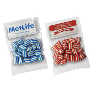 Additional Image 1 - a blue and red candies in plastic bags