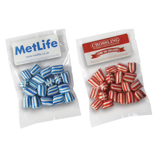Additional Image 1 - a blue and red candies in plastic bags