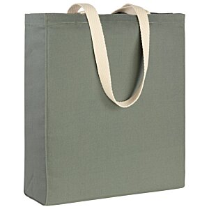 Additional Image 2 - a grey bag with a white handle