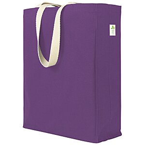 Additional Image 1 - a purple bag with a white handle