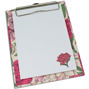 Additional Image 3 - a clipboard with a flower design