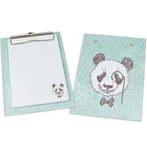 Additional Image 4 - a clipboard with a panda face on it